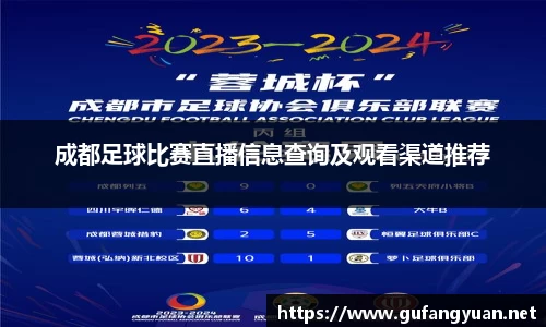 成都足球比赛直播信息查询及观看渠道推荐