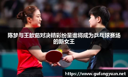 陈梦与王歆茹对决精彩纷呈谁将成为乒乓球赛场的新女王